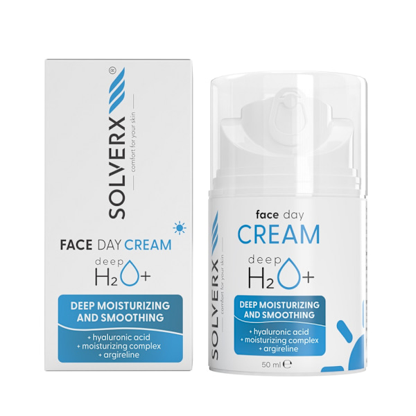 Solverx Djup H2O+ Dagkräm/ 50 ml