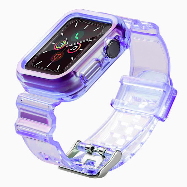 Silikonarmband och fodral för Watch 3/2 42mm - Lila