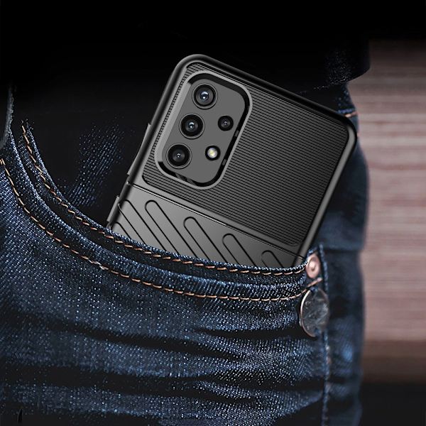 Blixtskydd Flexibelt Stöttåligt Fodral för Samsung Galaxy A32 5G