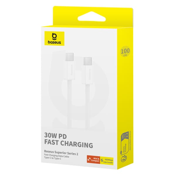 Baseus Superior-serien USB-C till USB-C-kabel 30W 480Mb/s 1m - V