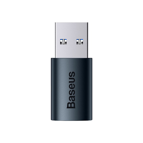 Baseus Ingenuity Mini Adapter USB 3.1 OTG till USB-C Blå (ZJJQ00