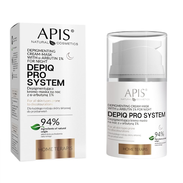 Apis Depiq Pro System Nattkräm-Mask med α-arbutin 1%/ 50 ml