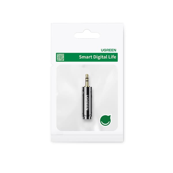 Ugreen Ljudadapter 3.5mm till 6.35mm Grå (AV168)