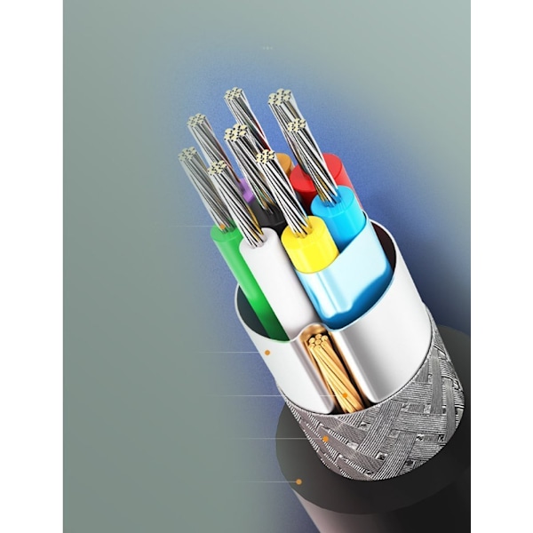 Ugreen US184 20882 USB-A 3.0 till USB-C Kabel 3A 1m - Svart