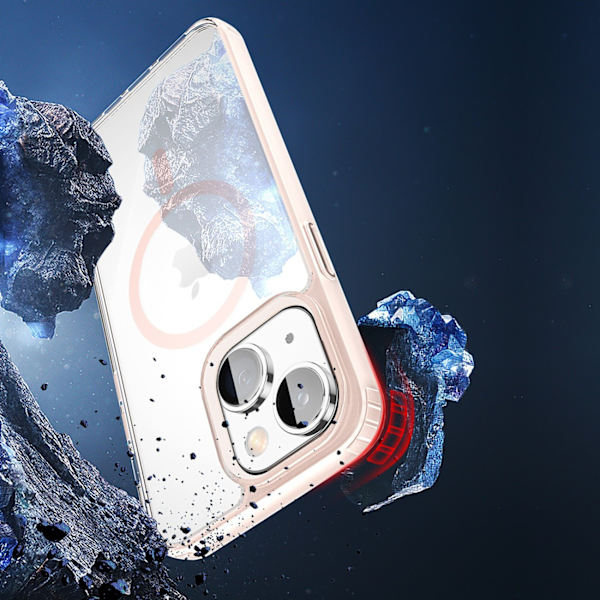 Dux Ducis Clin2 Magnetiskt Skal för iPhone 14 Plus/ MagSafe/ Ros