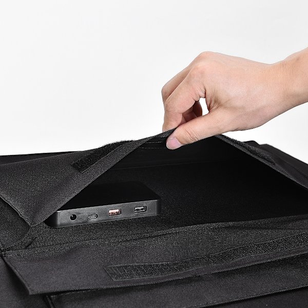 Choetech SC008 Vikbar Solcellsdriven Laddare 120W med DC/USB-C/2