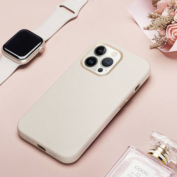 Dux Ducis Roma Elegant Läderfodral för iPhone 13 Pro Max - Äkta