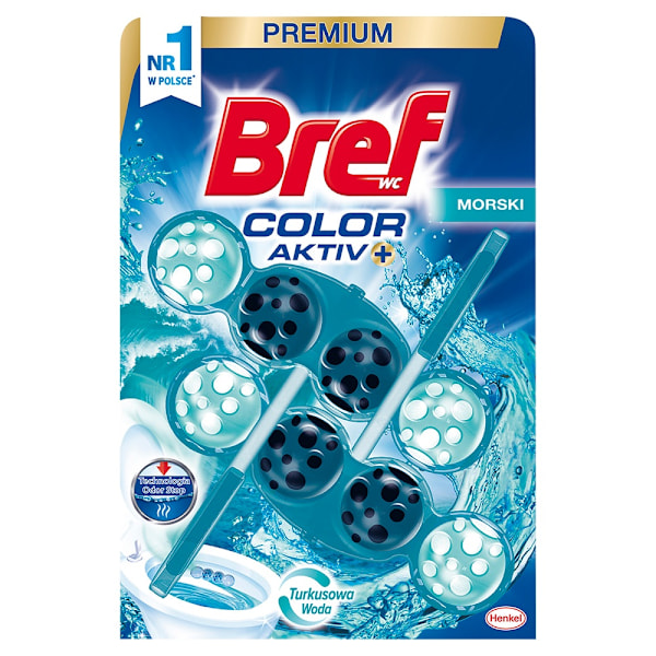 Bref Color Aktiv+ Toalettblock Havsdoft/ 2 x 50 g