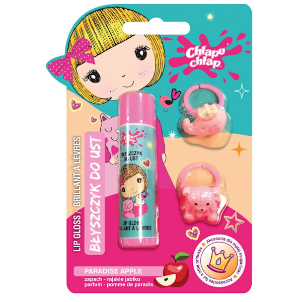 Äpple Glossy Lip Gloss with 2 Rings