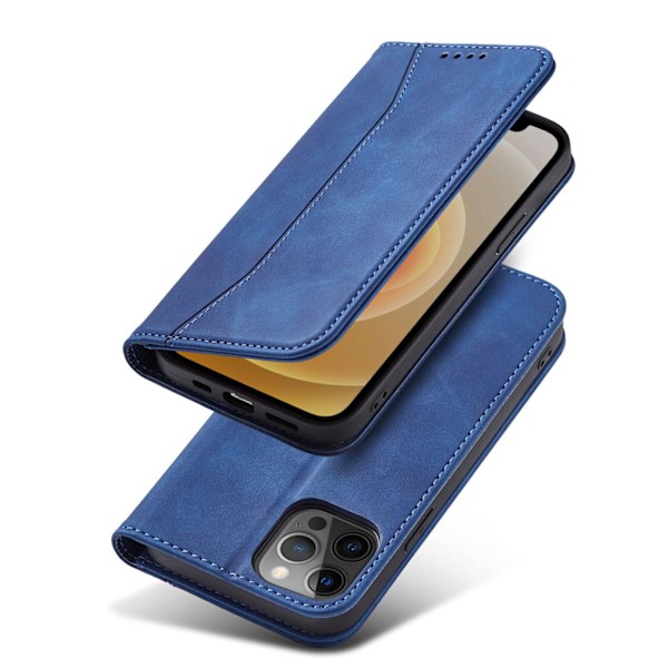 Magnetiskt Elegant Fodral för iPhone 12 Pro Max - Plånboksstil m
