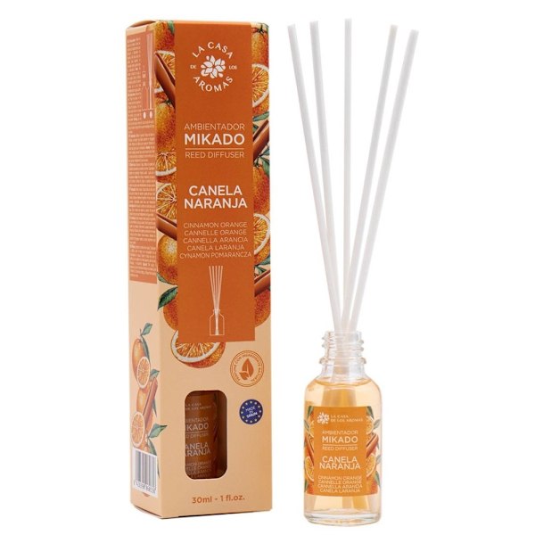 Aromasticks Mikado Cinnamom & Apelsin 30 ml från La Casa de los