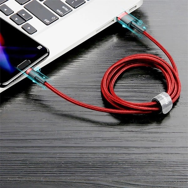 Baseus Cafule USB-A till USB-C Kabel 1m - Snabbladdning QC 3.0 3