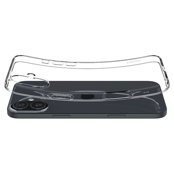 Transparent Spigen Liquid Crystal Skal för iPhone 16 Plus