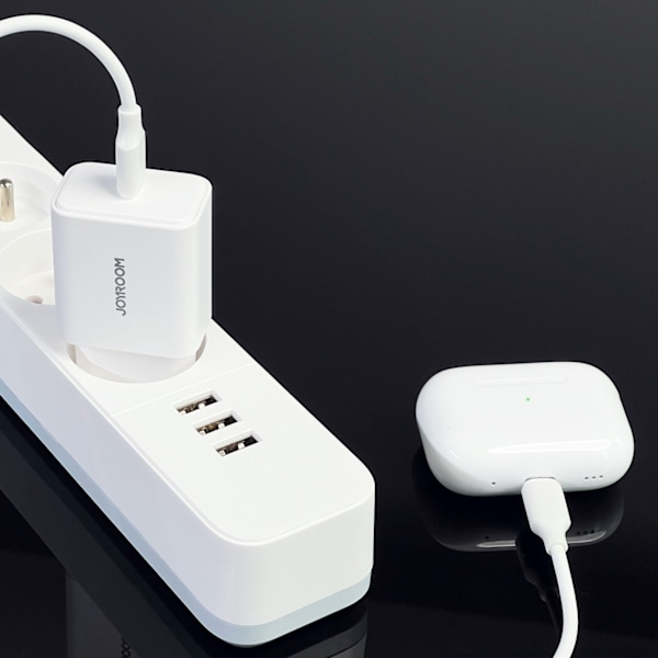 Joyroom Snabbladdare JR-TCF06 20W USB-C PD med USB-C / Lightning