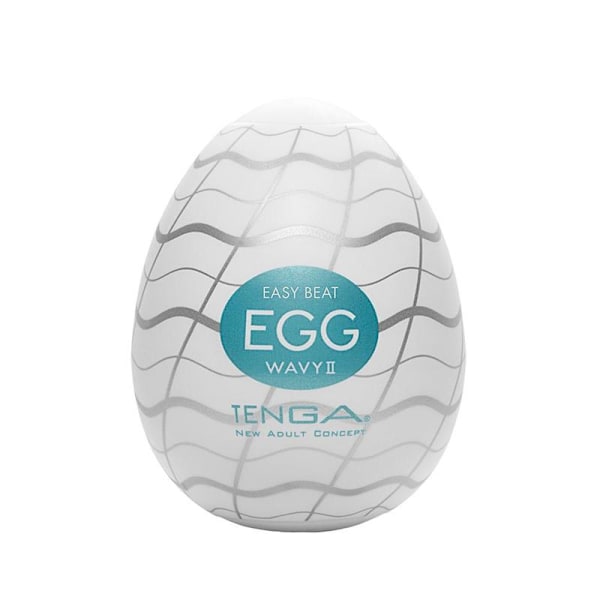 Tenga Easy Beat Egg Wavy II - Engångsmasturbator i äggform