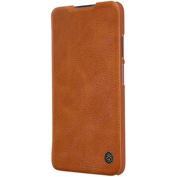 Nillkin Qin Läderfodral för Xiaomi Redmi Note 9T 5G Brun