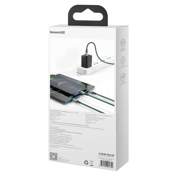 Baseus Rapid 3-i-1 Kabel USB-C - USB-C/Lightning/micro USB 20W P