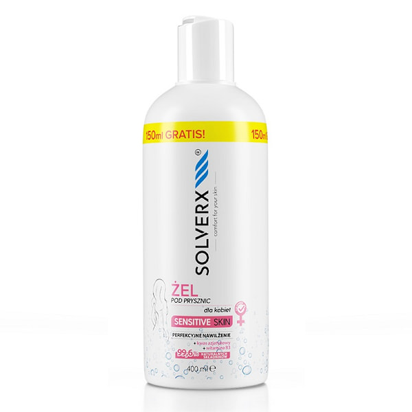 Sensitive Skin Shower Gel for Women - Mild Formula/ 400ml