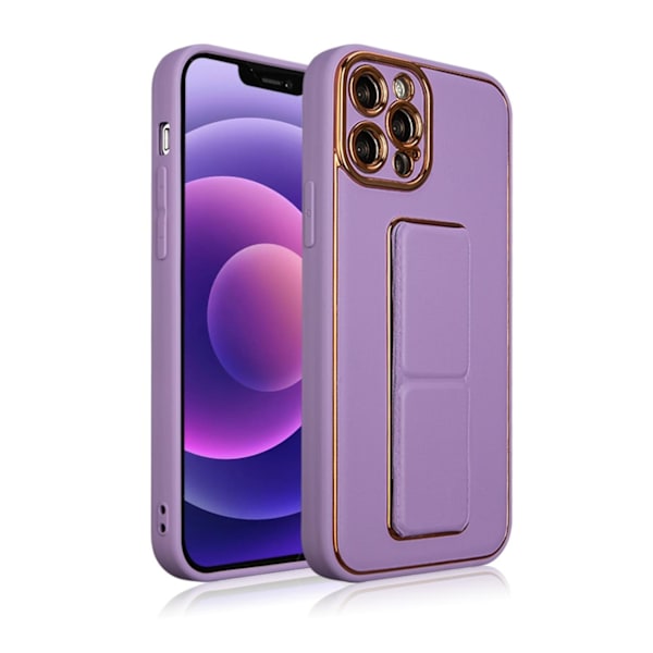 Fodral med ställ för iPhone 13 Pro Max – Lila Kickstand-design