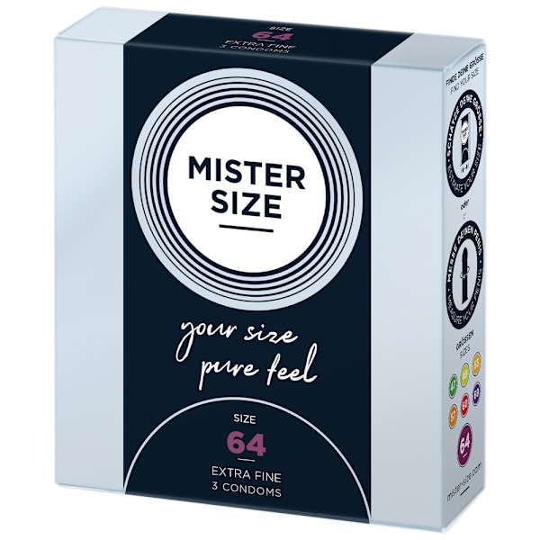 Mister Size/ Kondomer 64 mm/ 3 stycken