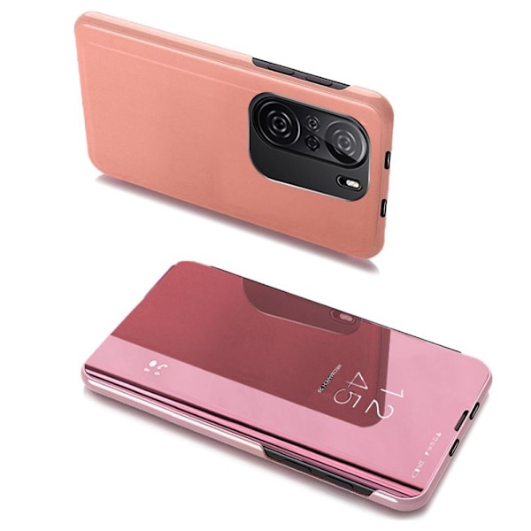 Klar Vy Skal Skydd Fodral med Flip för Xiaomi Redmi K40 Pro+ / K