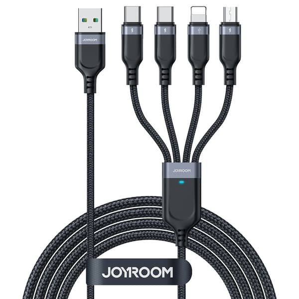 Joyroom Multi-Use Series S-A18 4-i-1 Kabel 1.2m USB-A till USB-C