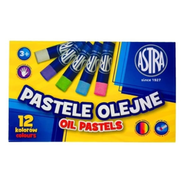 Astra/ Oljepastellset/ 12 färger