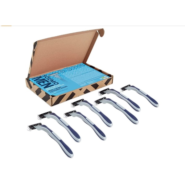 Solimo Rakblad för män/ 7-pack