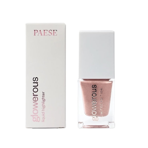 Paese Glowerous Nestemäinen Kasvo- ja Vartalohohde Sparkle Rose, 16 ml