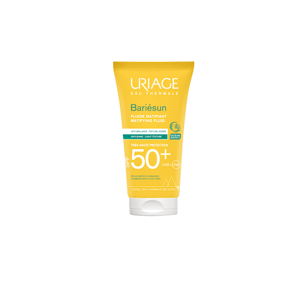 Uriage Solkräm Mattande Fuktgivande Fluid SPF50+ 50ml - Hög sols