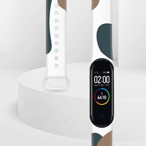 Kamelonmönstrat Silikonarmband för Xiaomi Mi Band 4 / Mi Band 3
