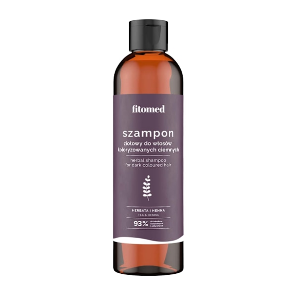 Fitomed Mörk Hårfärgad Te & Henna Schampo/ 250g