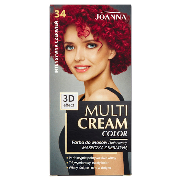Joanna Multi Cream Färg 34 Intensiv Röd