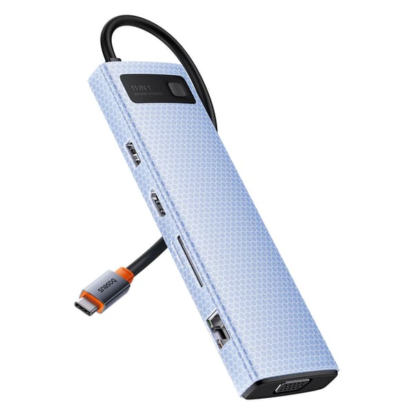 Baseus Metal Gleam 11-i-1 USB-C Hub: USB-C PD/ 3x USB-A 3.0/ USB