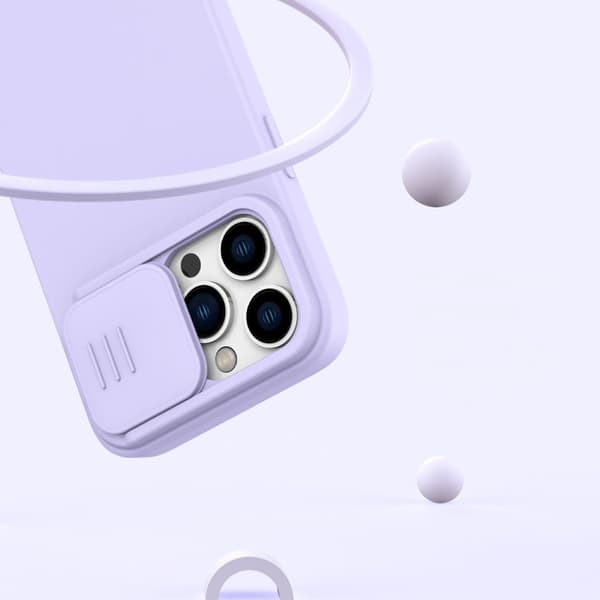 Nillkin CamShield Silkeslen Silikonskal för iPhone 14 Pro Max Bl