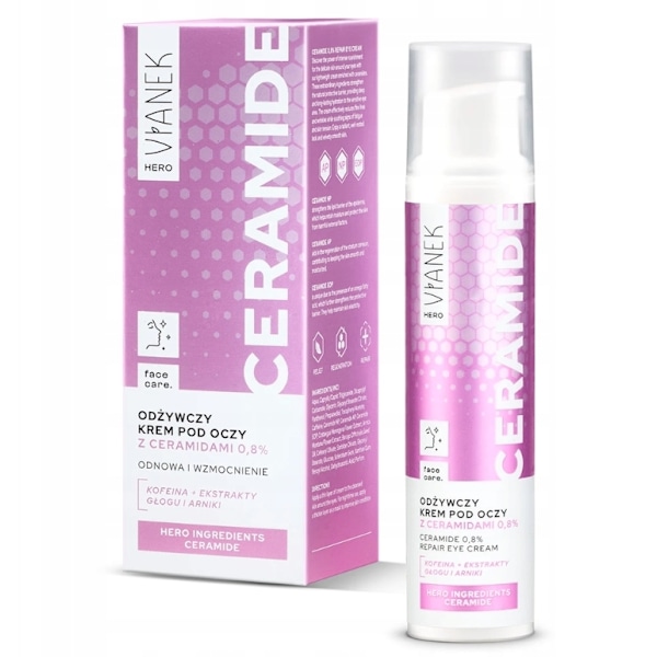Vianek Hero Ceramide Närande Ögonkräm med 0/8% Ceramider/ 15 ml