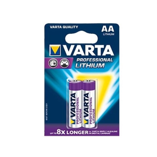 Varta Ultra Lithium Mignon LR06 Batterier - 2-Pack