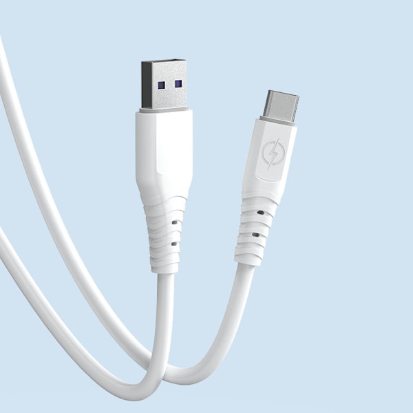 USB-Kabel Dudao USB Typ C 6A 1m Vit (TGL3T)