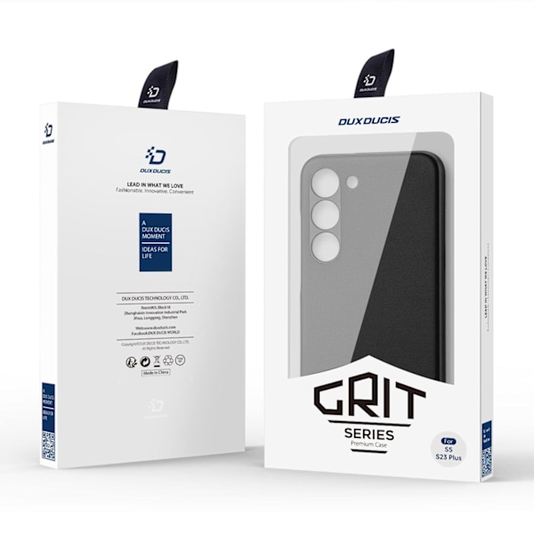 Dux Ducis Grit Fodral Samsung Galaxy S23+ Elegant Konstläder Sva