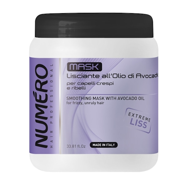 Numero Avocadooljemask För Mjukgörande Effekt/ 1000ml