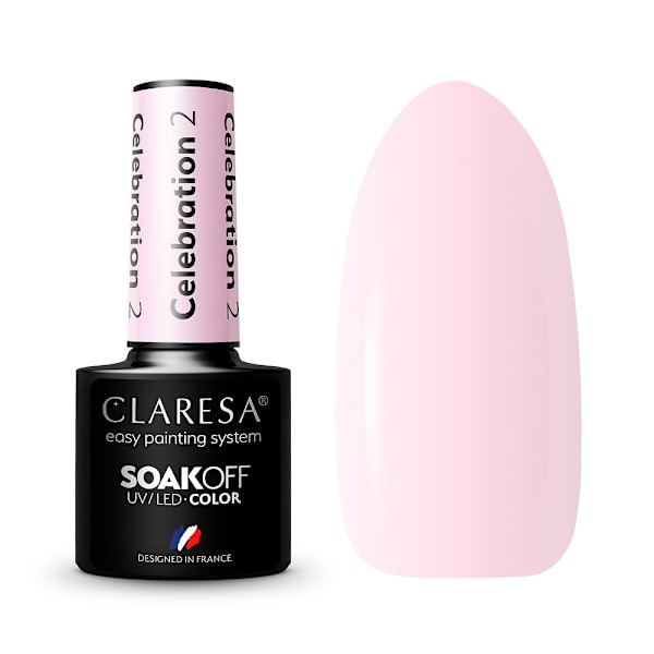 Claresa Soak Off UV/LED Firasättning Hybrid Nagellack/ 2.5g