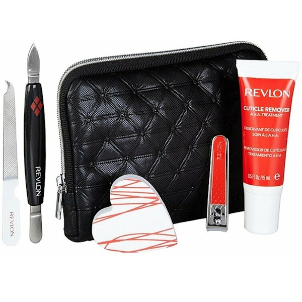 Revlon Manikyr Set för Skinn Preparering + Glansbuffert + Nagelk