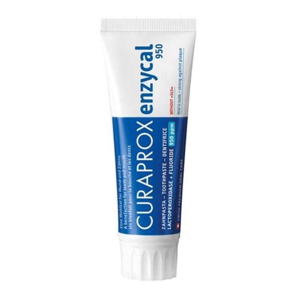Curaprox Enzycal 950 Tandkräm 75 ml - Munvård med Enzymer