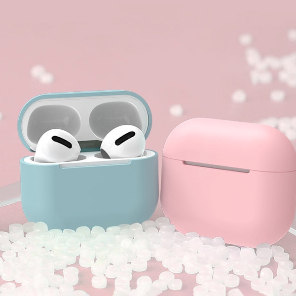 Silikonskal för AirPods 2/1 - Mjukt skyddsfodral/ vitt (Case C)