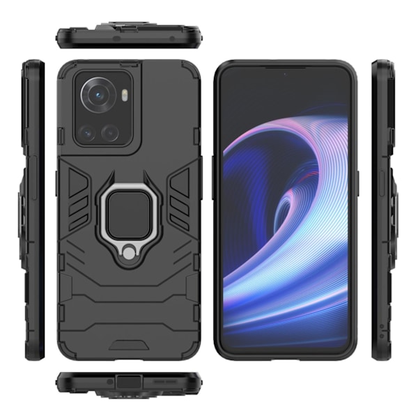 Stöttande Hybrid Skal med Magnetiskt Ställ för OnePlus Ace - Sva