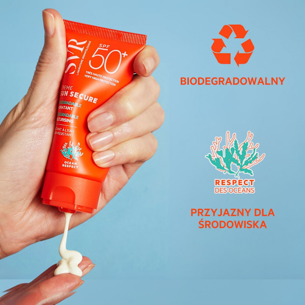 SVR SunGuard/ Ekologiskt Biologiskt Nedbrytbar Kräm SPF 50+/ 50