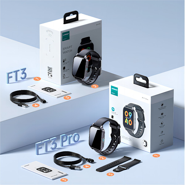 Smartklocka Joyroom Fit-Life JR-FT3 Pro med samtalsfunktion / Bl