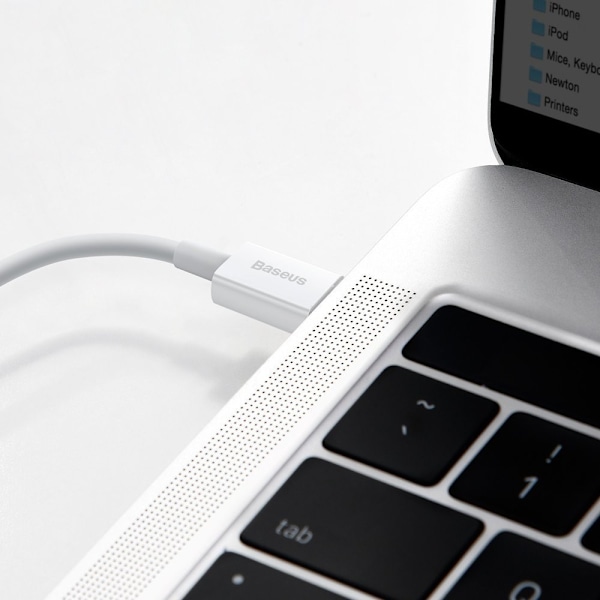 Baseus Superior USB-C till Lightning Kabel PD 20W 2m - Vit