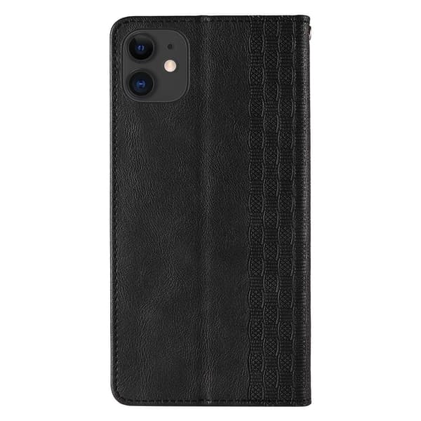 Magnetiskt Fodral för iPhone 12 - Plånbok och Mini Handledsrem -
