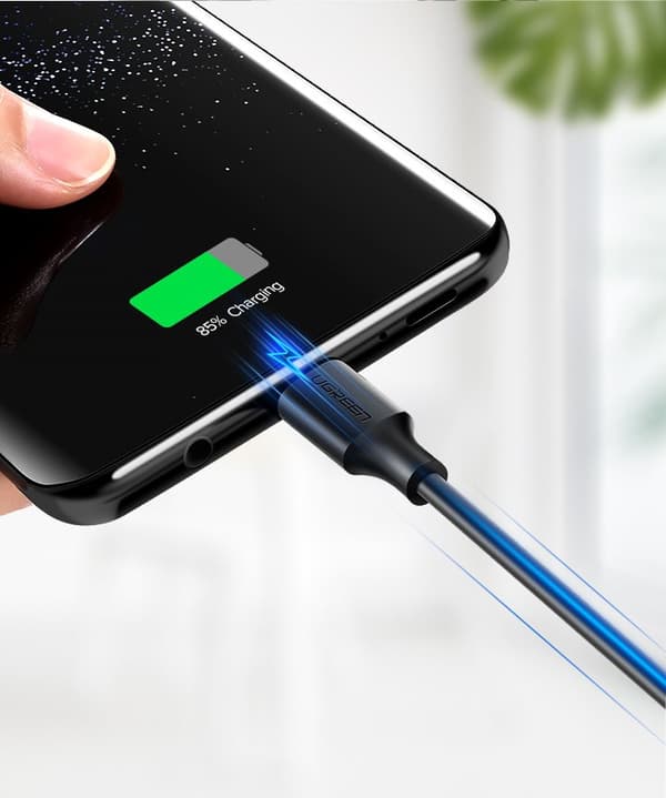 Ugreen USB-A till USB-C Kabel 2A 1m Svart - Modell US287 60116